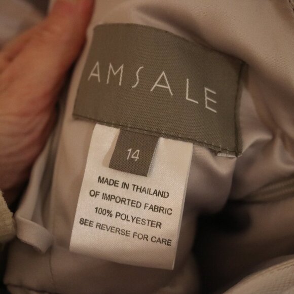 Amsale formal dress size 14 in beautiful used condition - Picture 12 of 15